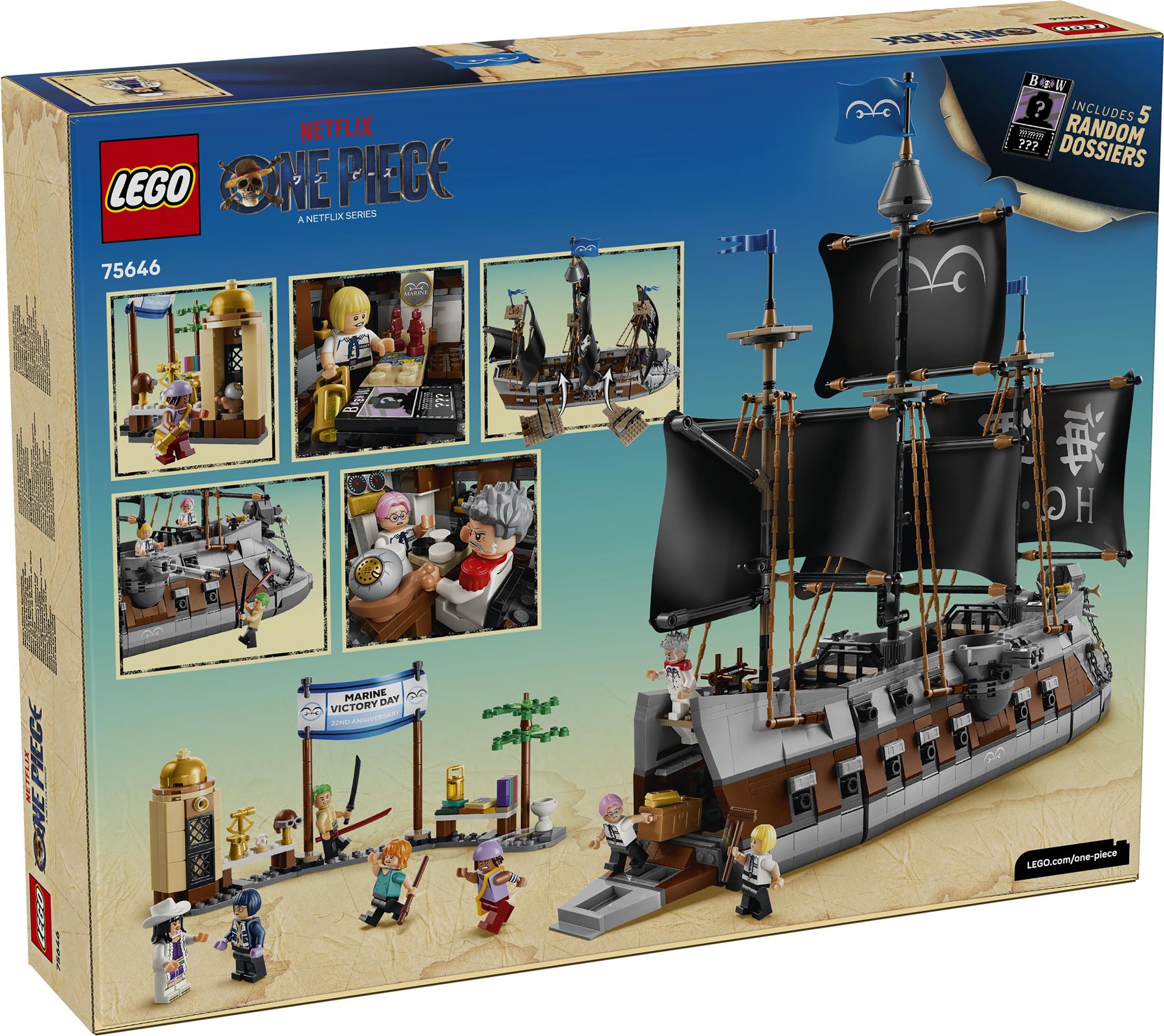 LEGO One Piece Garp's Marine Battleship 75646