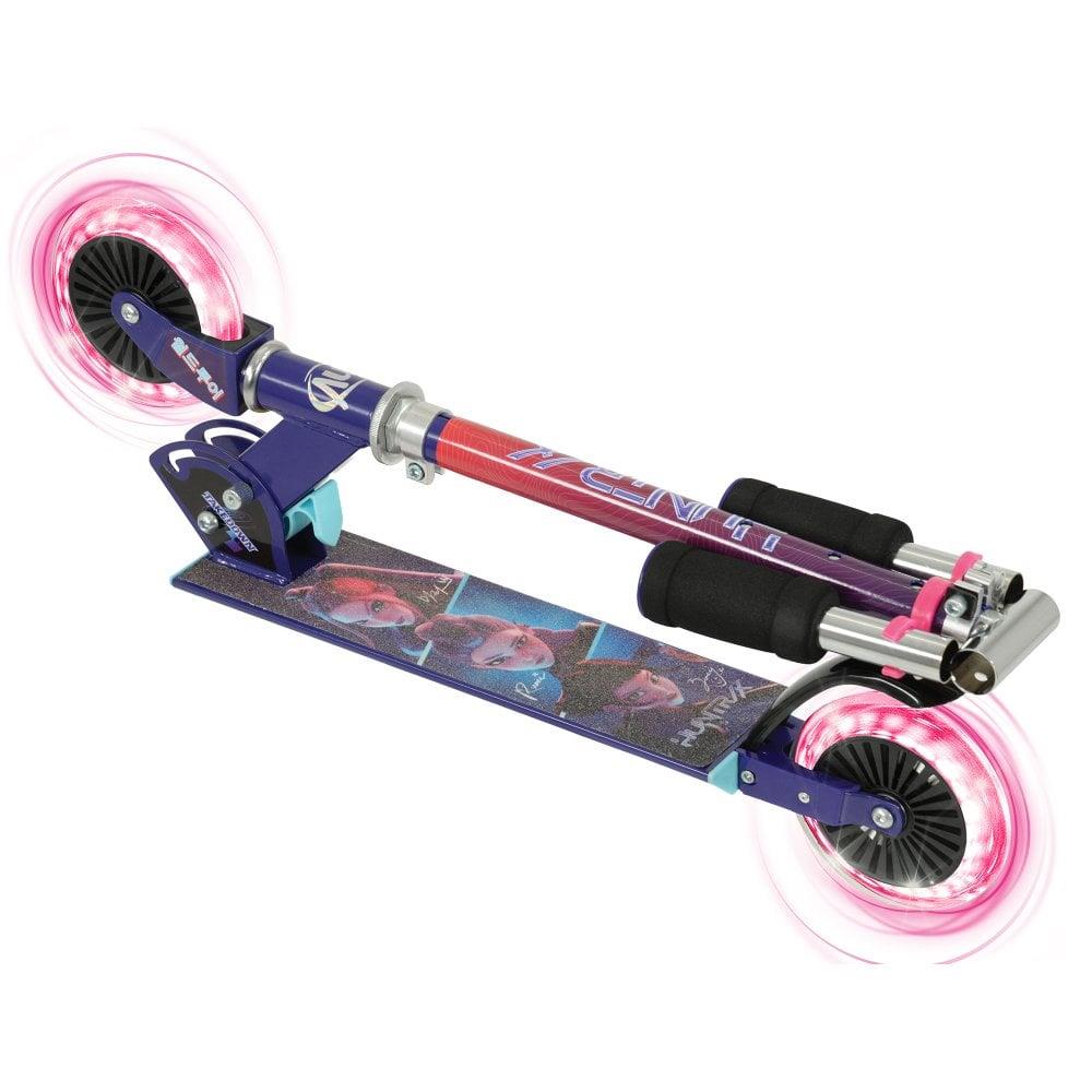 K-POP Demon Hunters Folding Inline Scooter with Light Up Wheels