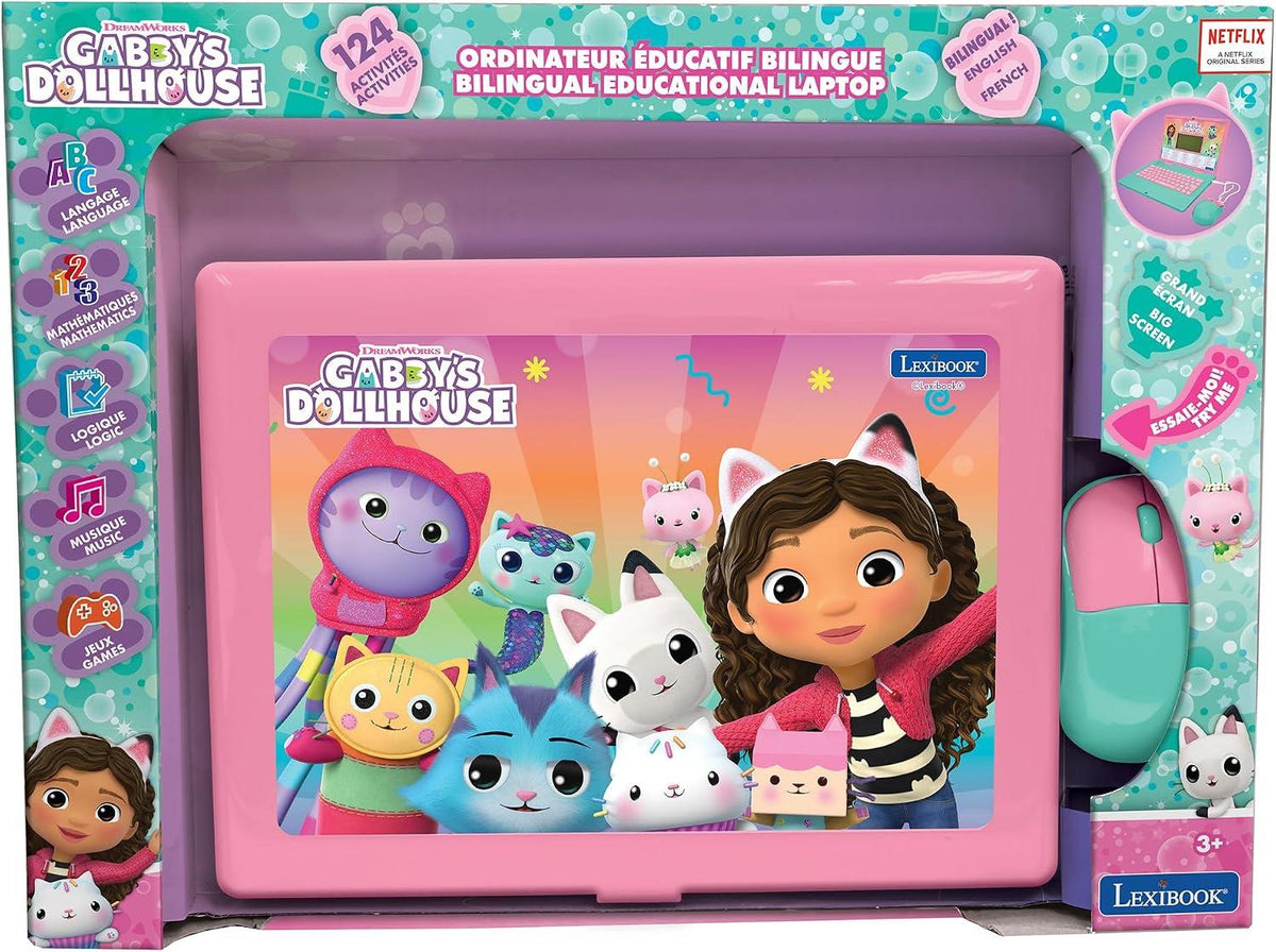 Gabby's Dollhouse Bilingual Educational Laptop