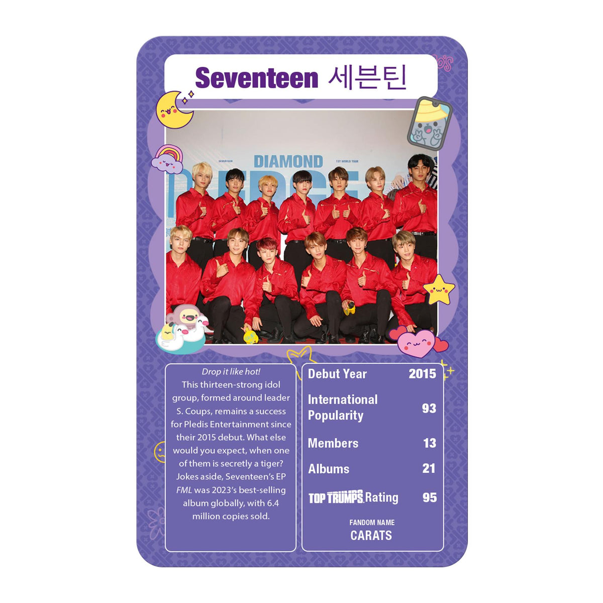 Top Trumps K-POP Card Game