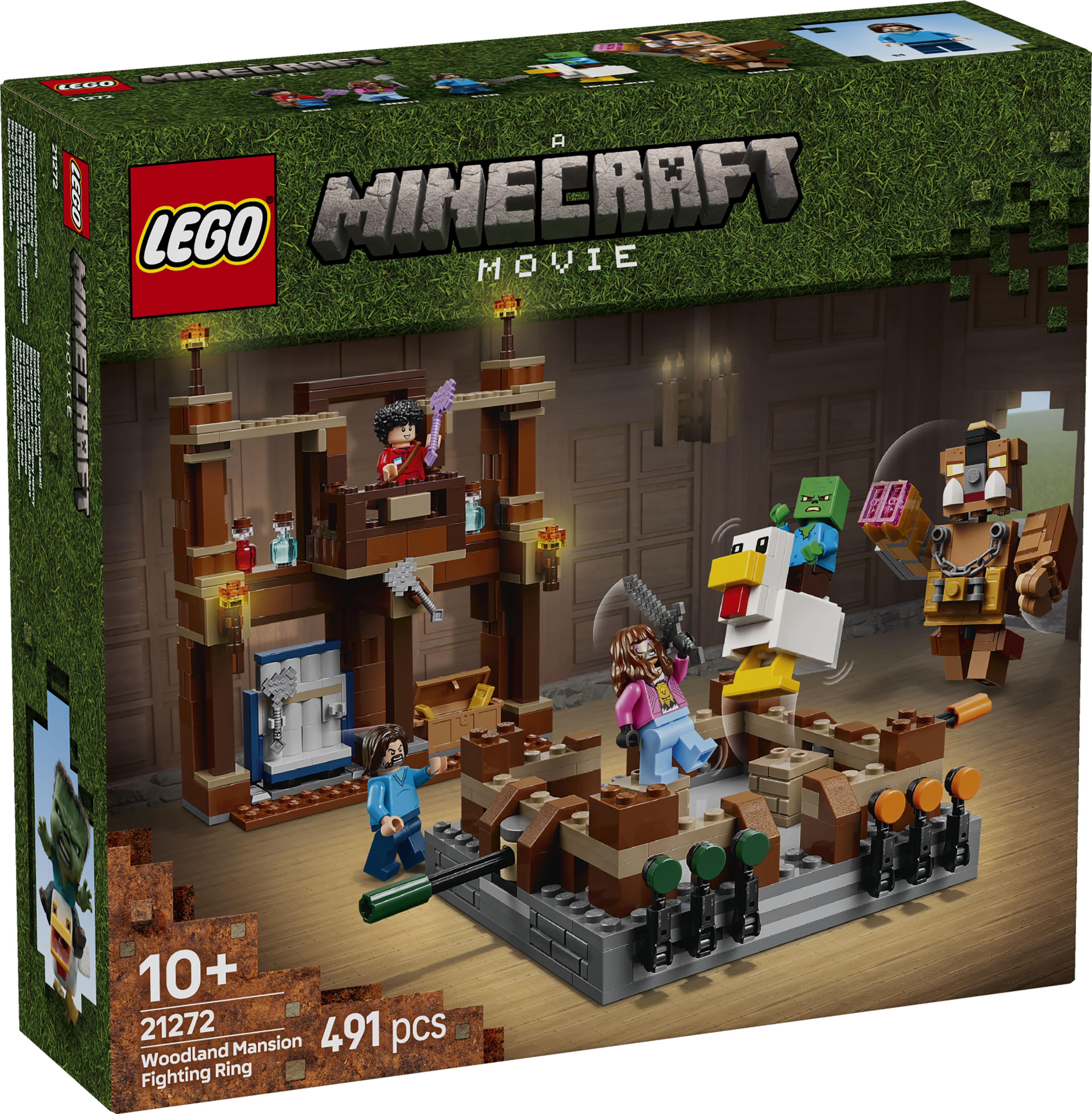 LEGO Minecraft Woodland Mansion Fighting Ring Toy Set 21272