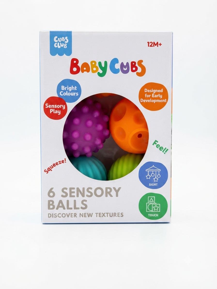 Cubs Club Baby Cubs 6-Pack Sensory Balls