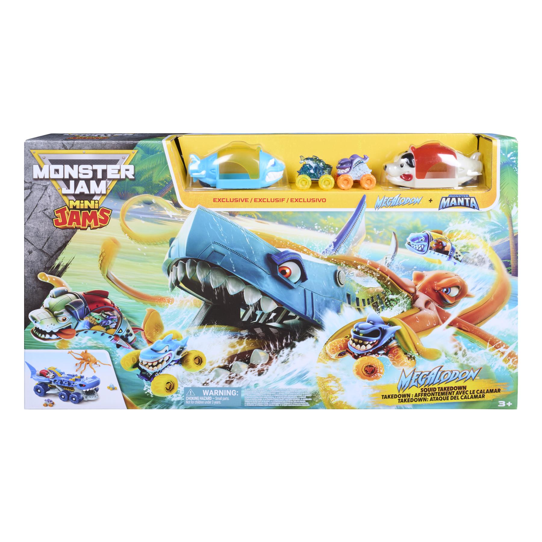 Monster Jam Mini Jams Megalodon Carrier