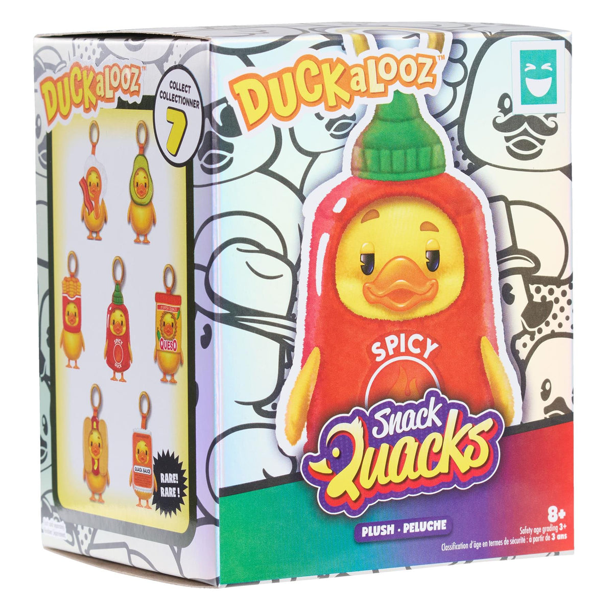 Duckalooz Snack Quack Clip-On Plush Duck Assortment