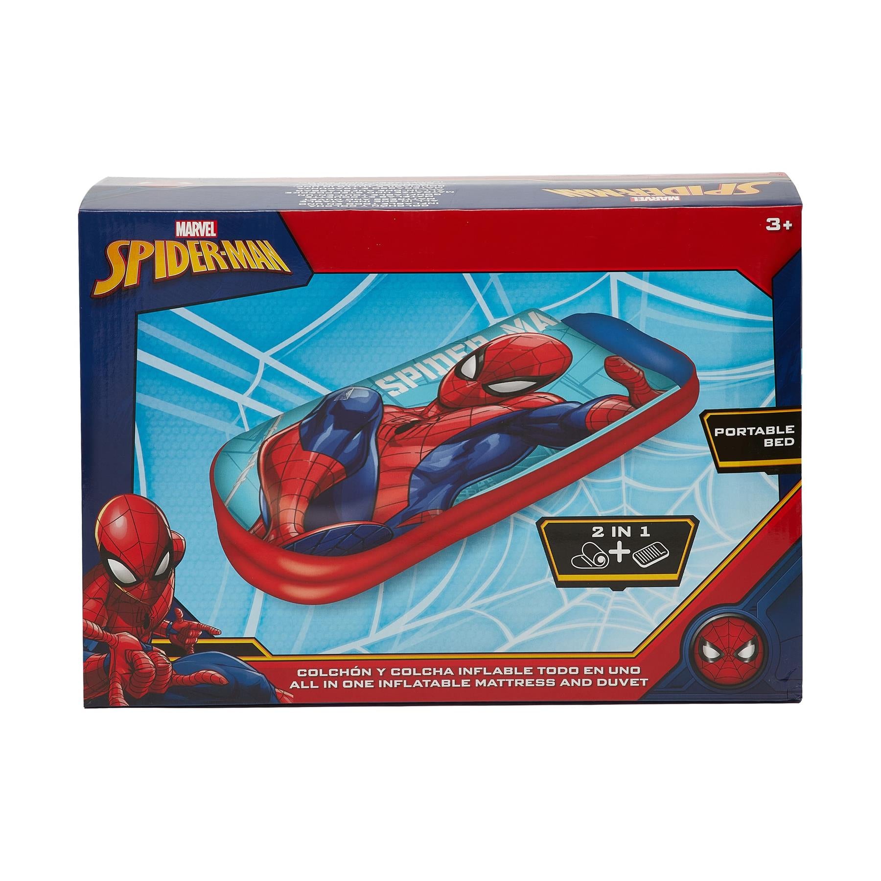 Spiderman  All in 1 Inflatable Portable Bed