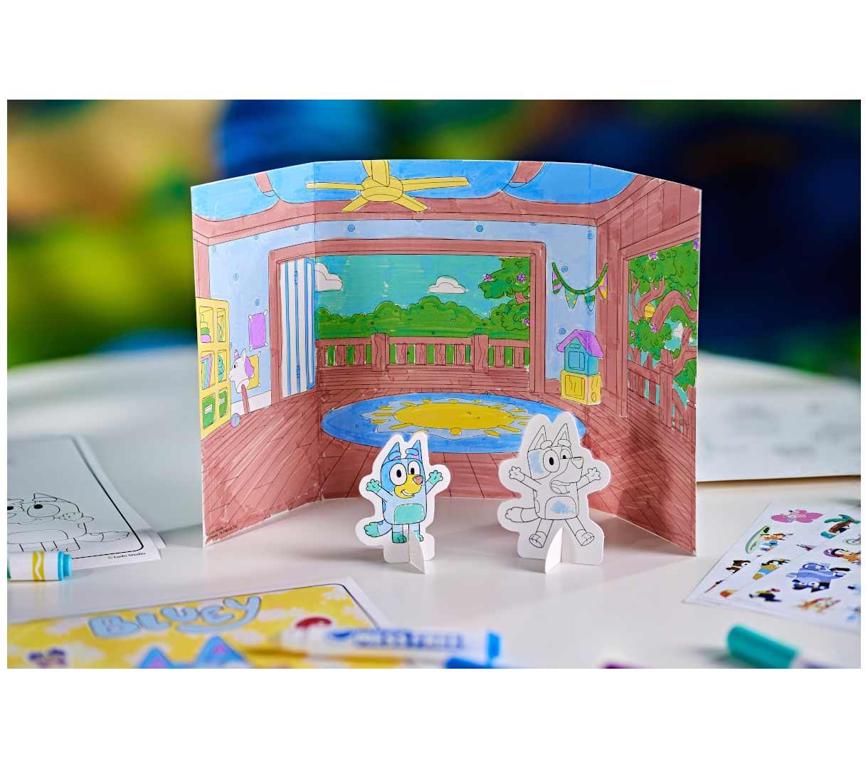 Crayola Colour Wonder Mess Free Activity Kit - Bluey