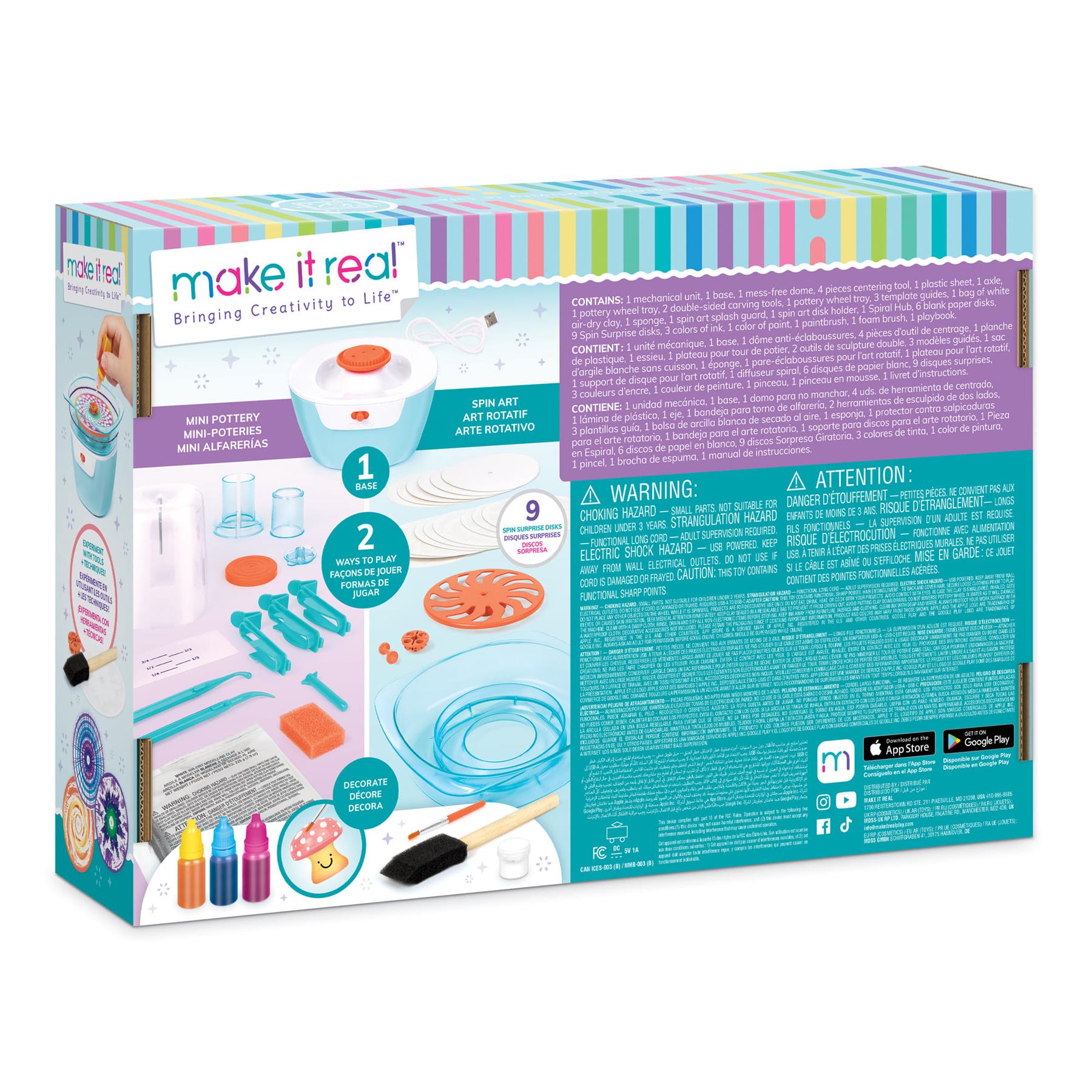 Make It Real Mini Pottery & Spin Art Studio