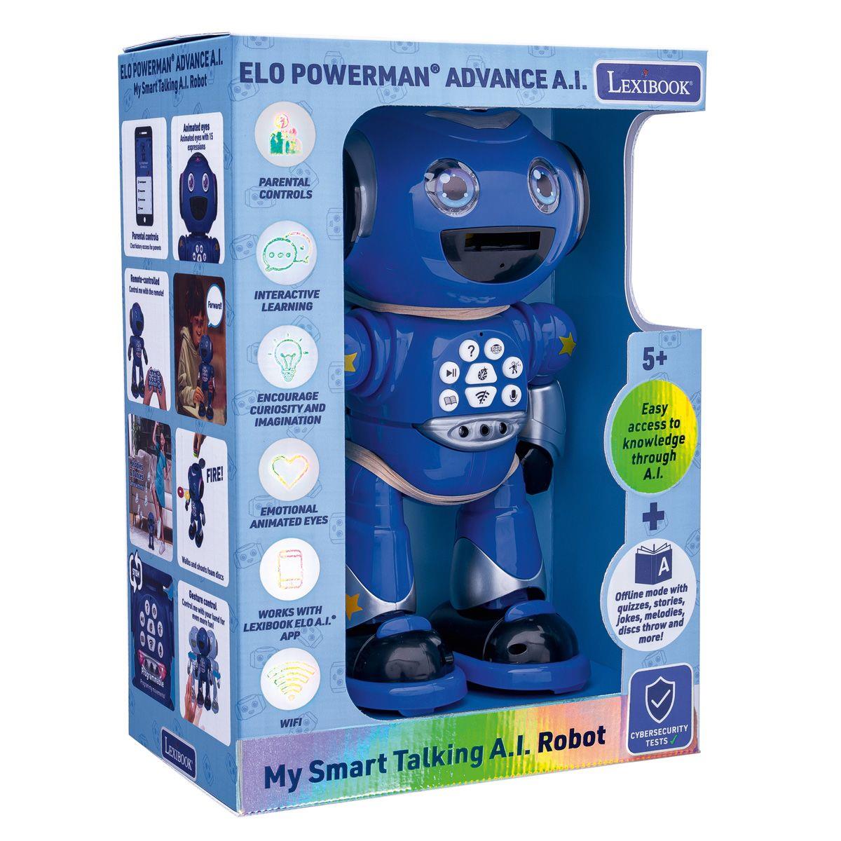 Lexibook ELO POWERMAN Advance A.I. Educational Robot