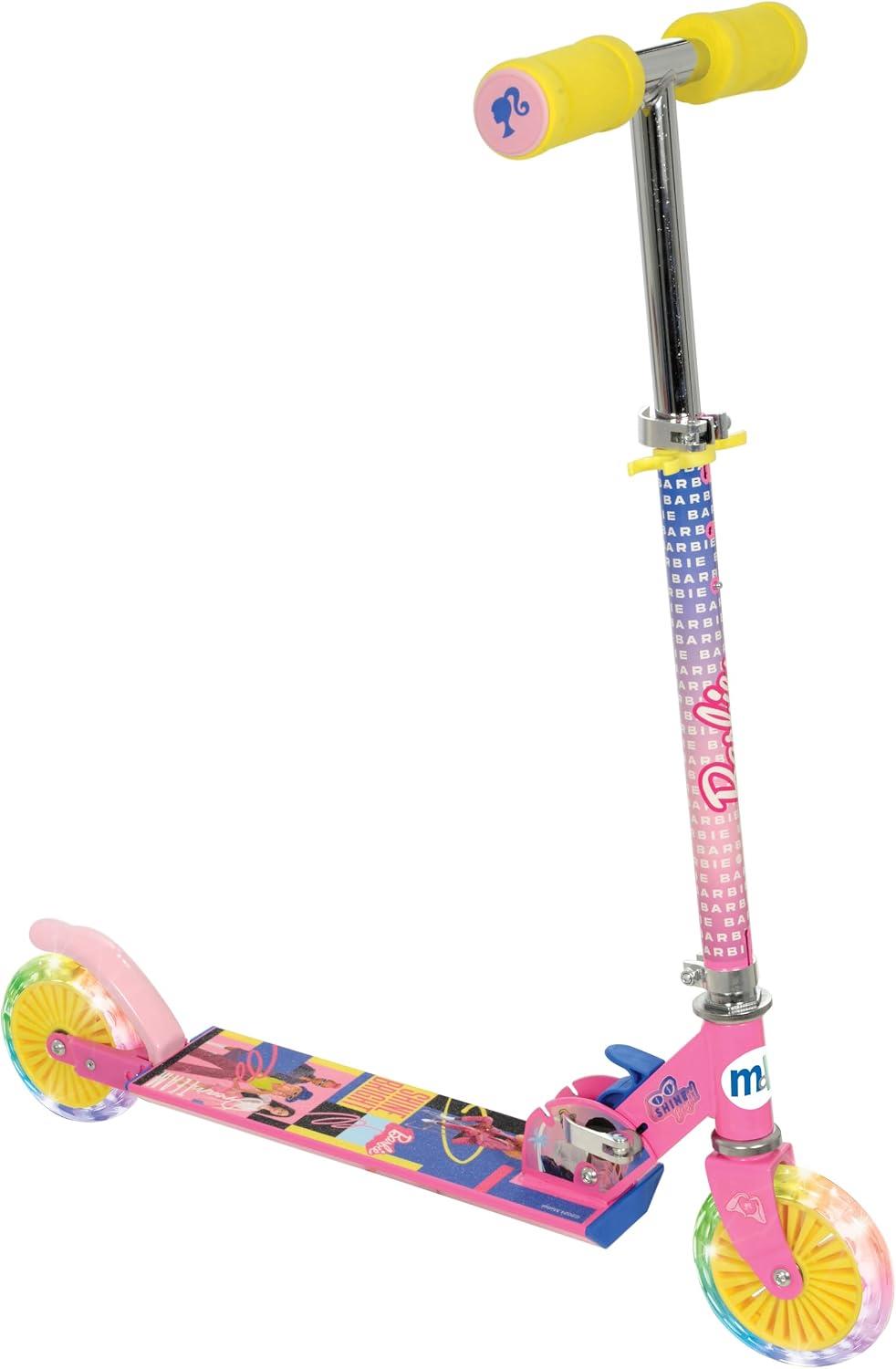 Barbie Folding Inline Scooter with Light Up Wheels
