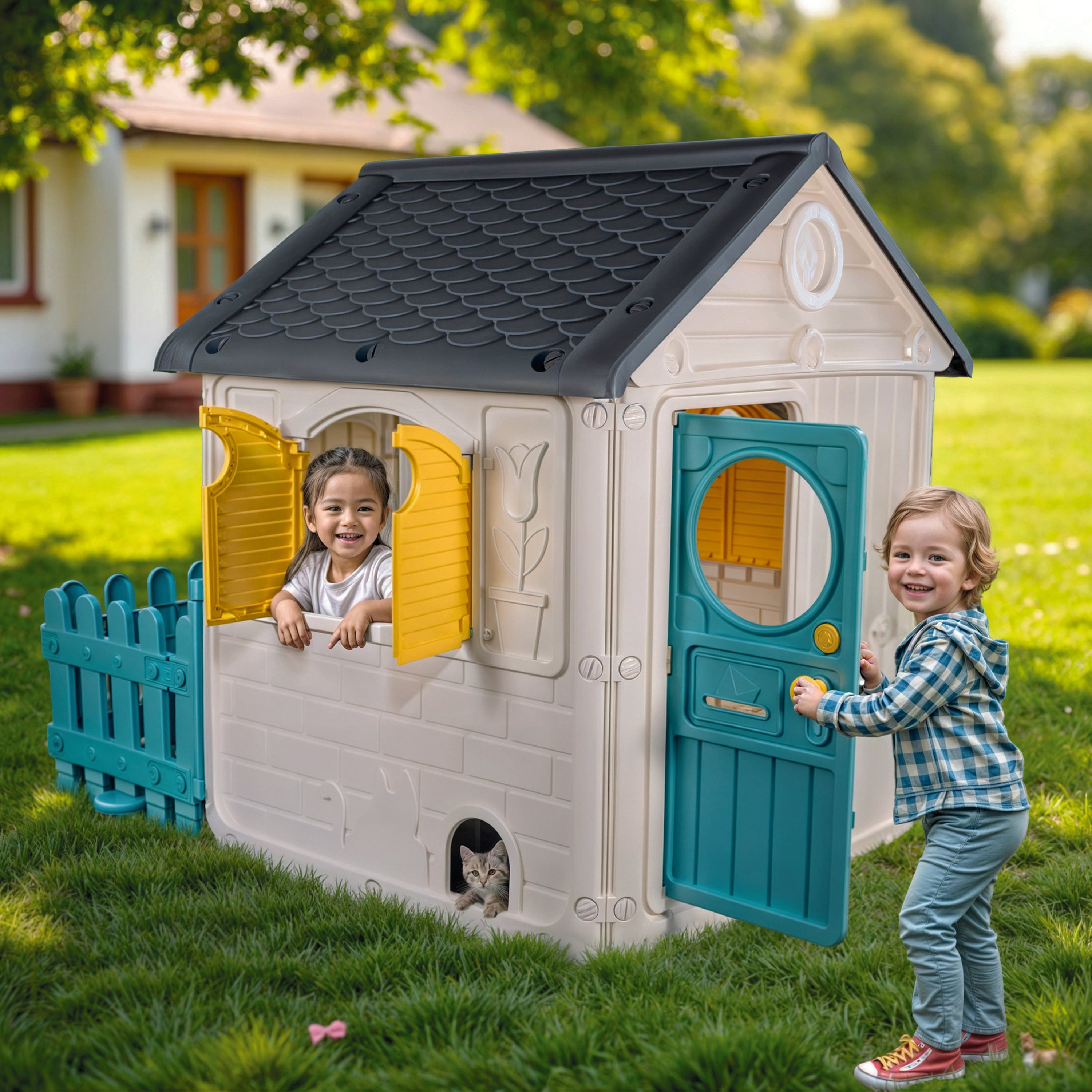 Dolu My First House with Fence