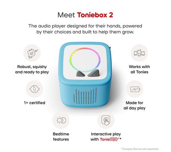 Toniebox 2 Starter Set With Creative Tonie Rubie - Sky Blue