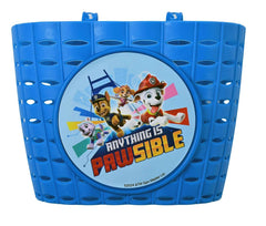 PAW Patrol Frame Mount Blue Bicycle Basket