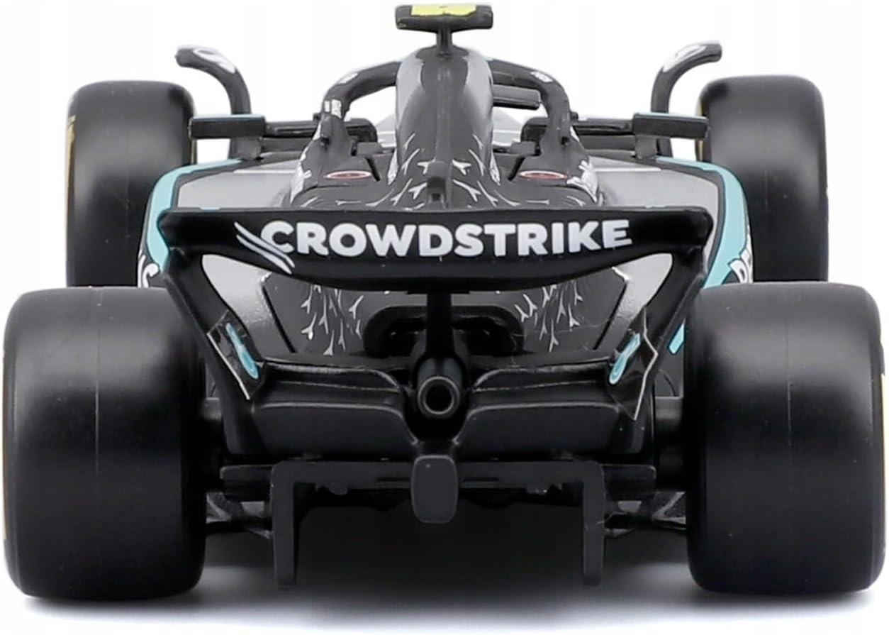 Bhurago Formula 1 1:43 Die-Cast Scale Race Car - AMG Petronas