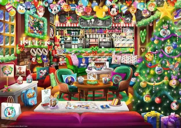 Disney Christmas Café 1000 Piece Jigsaw Puzzle