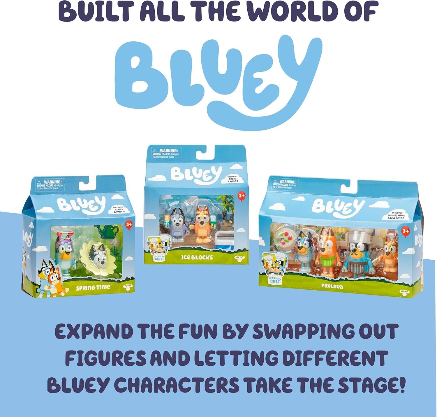 Bluey Wedding Time Family Figure Playset