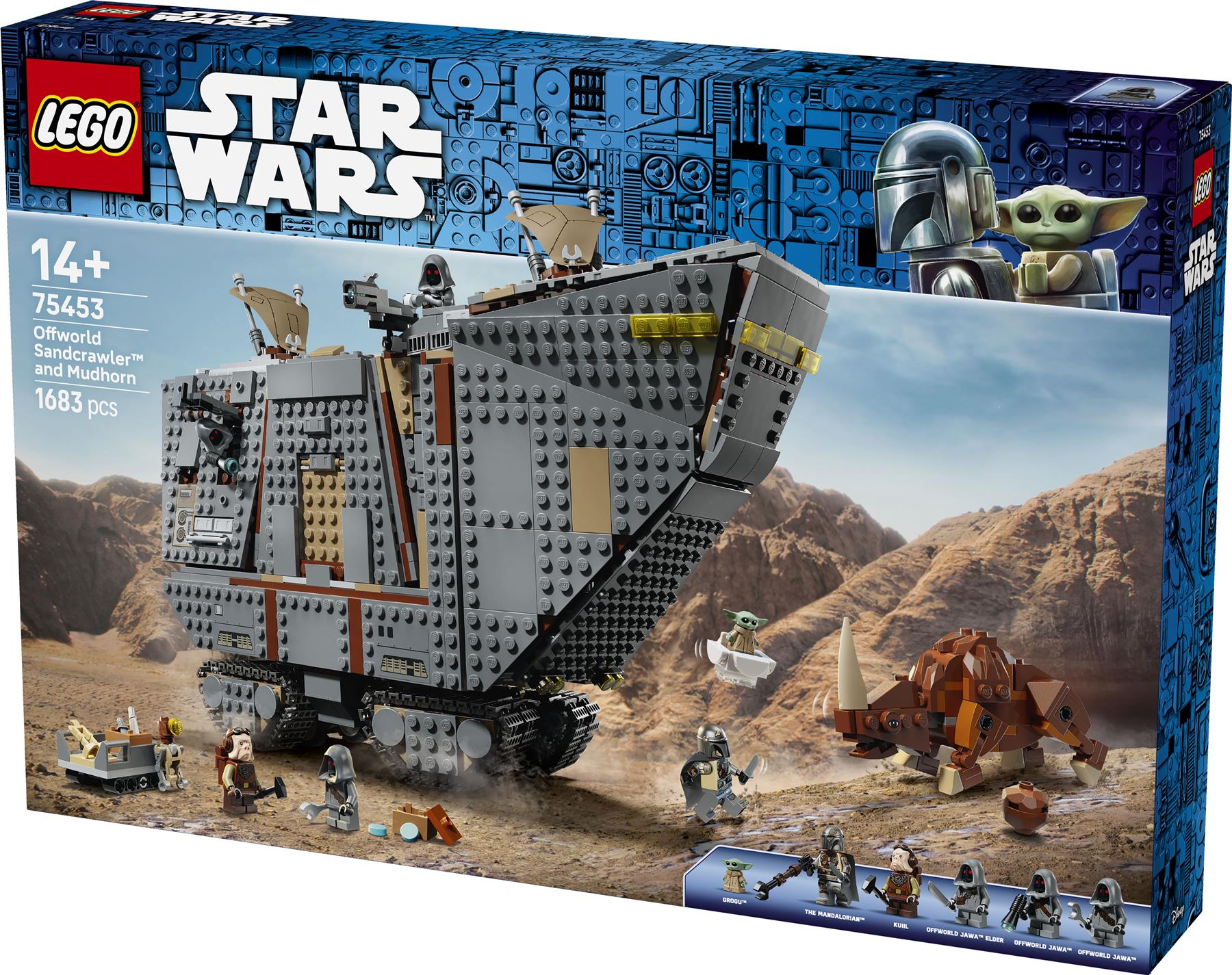 LEGO Star Wars Offworld Sandcrawler and Mudhorn 75453