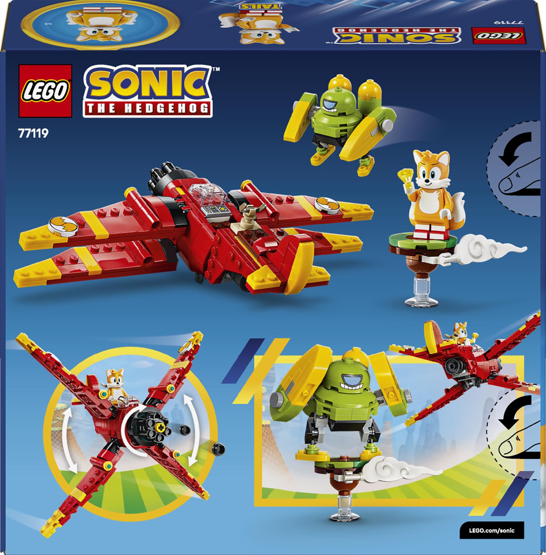 LEGO Sonic the Hedgehog Tails’ Tornado-1 77119