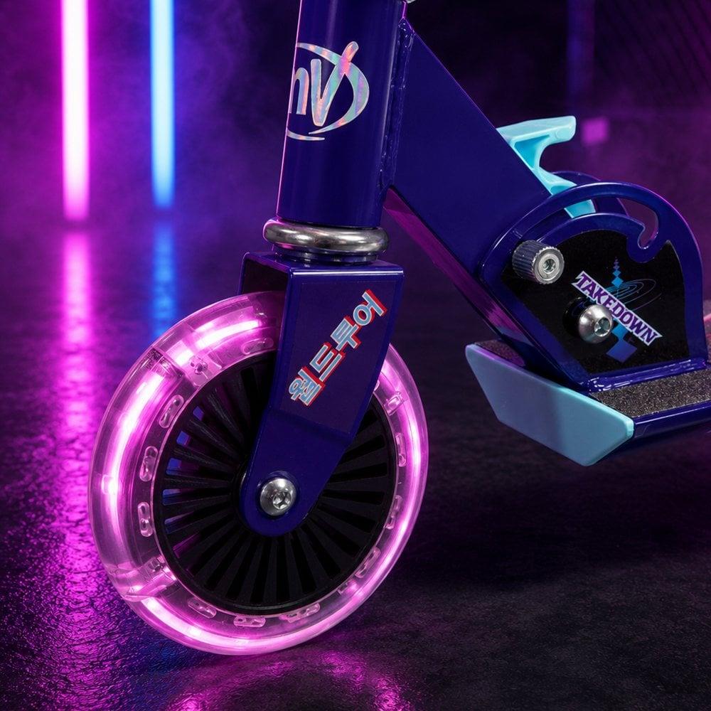 K-POP Demon Hunters Folding Inline Scooter with Light Up Wheels
