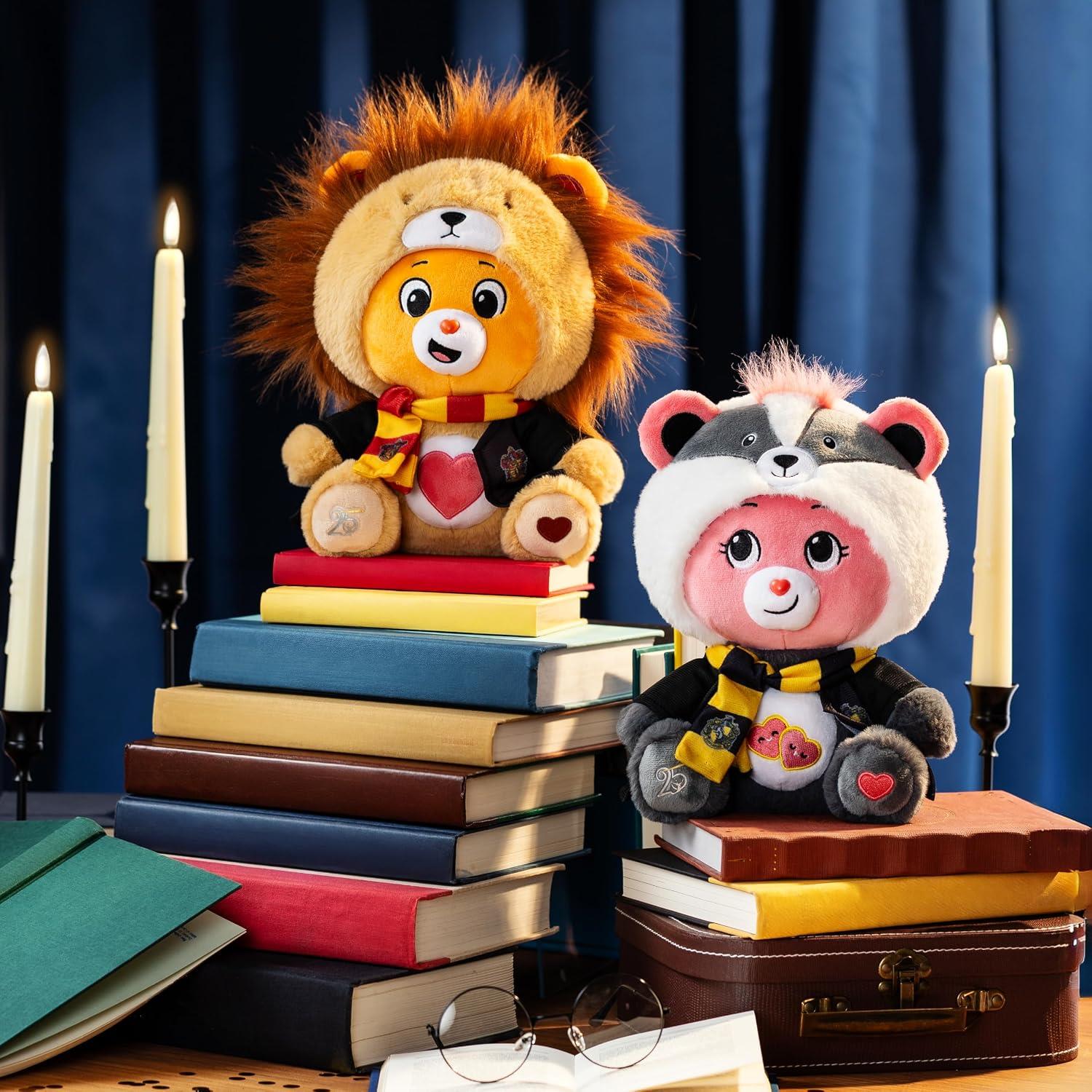 Care Bears x Harry Potter Gryffindor & Hufflepuff 2-Pack Plush Boxed Set 30cm