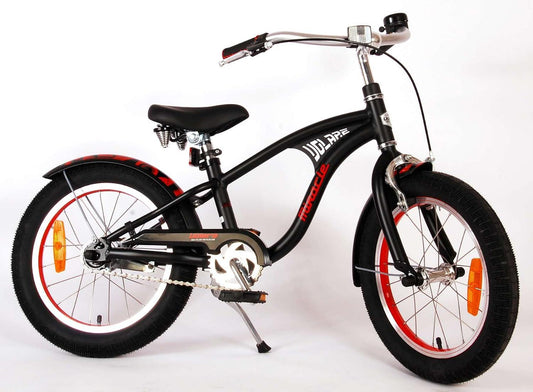 Volare Miracle Cruiser 16-Inch Boy's Bike- Matte Black