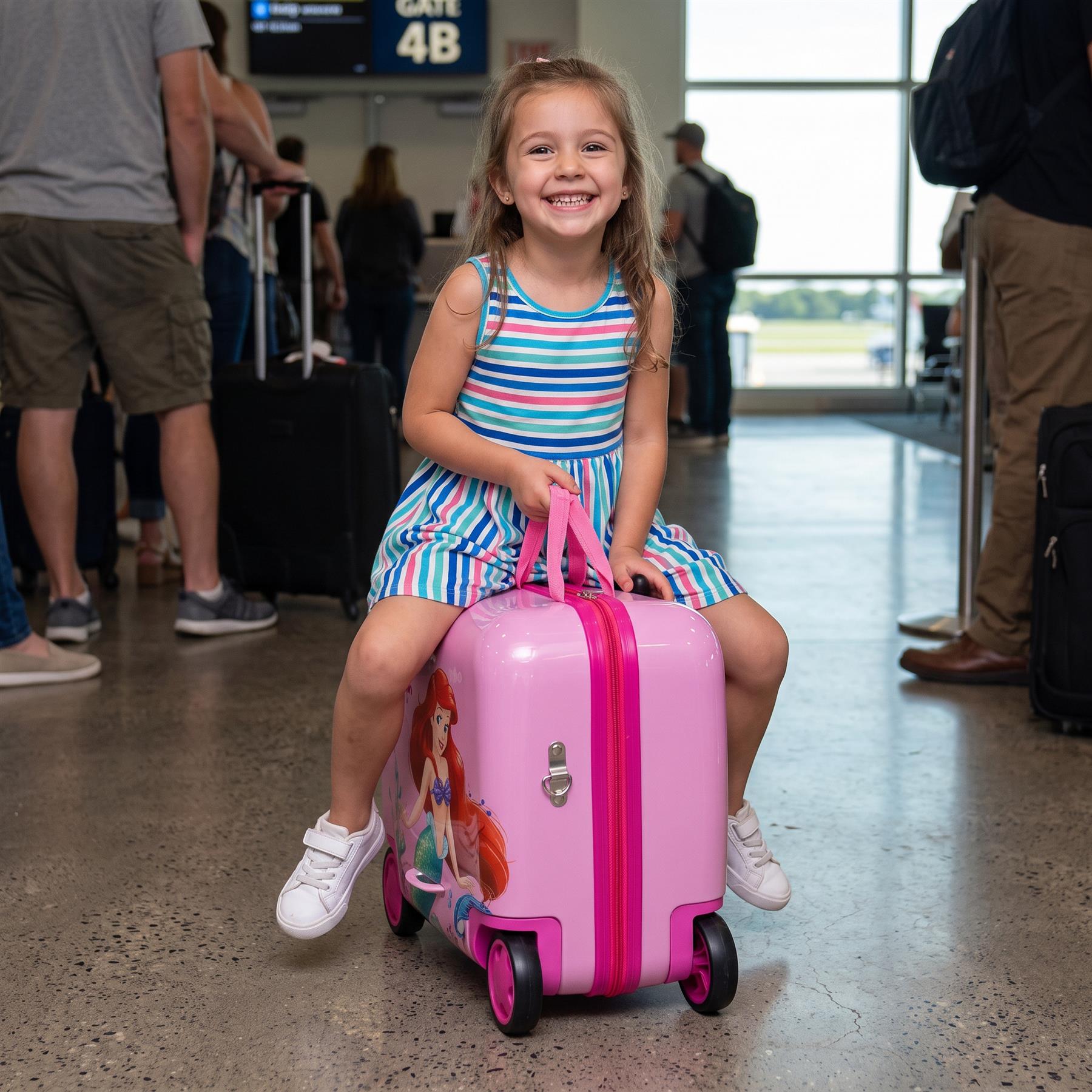 Disney Princess Ride On Luggage Suitcase