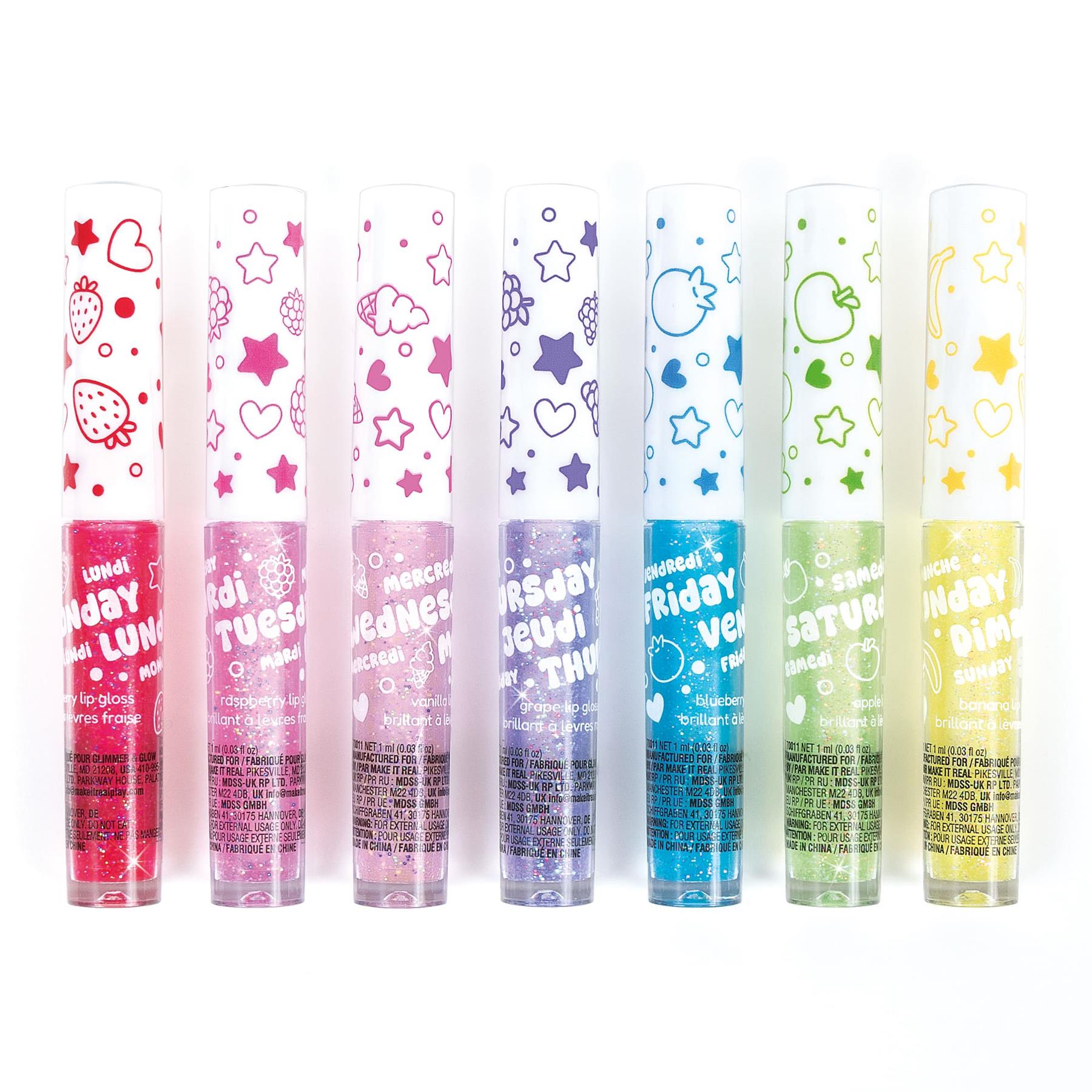 Make It Real Glimmer & Glow 7 Days Glitter Lip Gloss