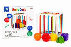 Cubs Club Baby Cubs Sensory Cube with Shaped Blocks