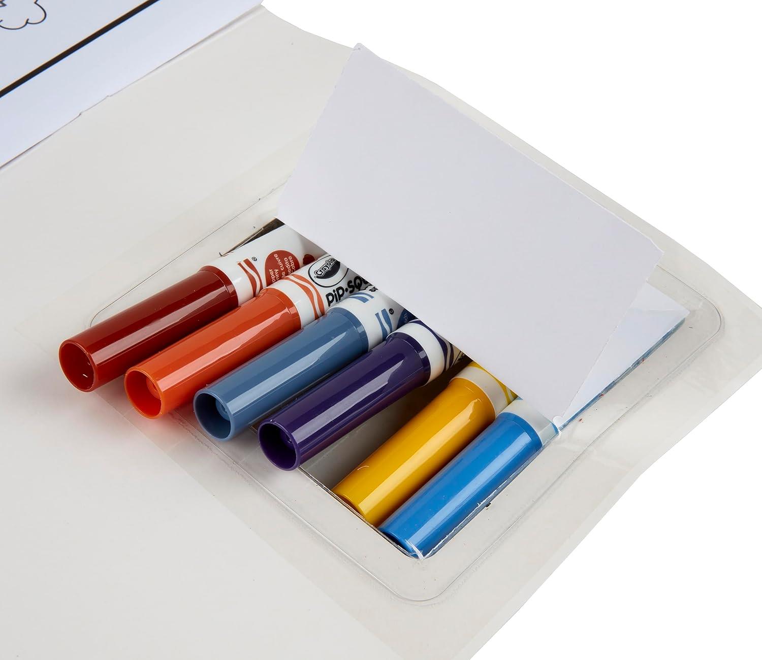 Crayola Colour by Numbers Colouring Book & Markers - Bluey