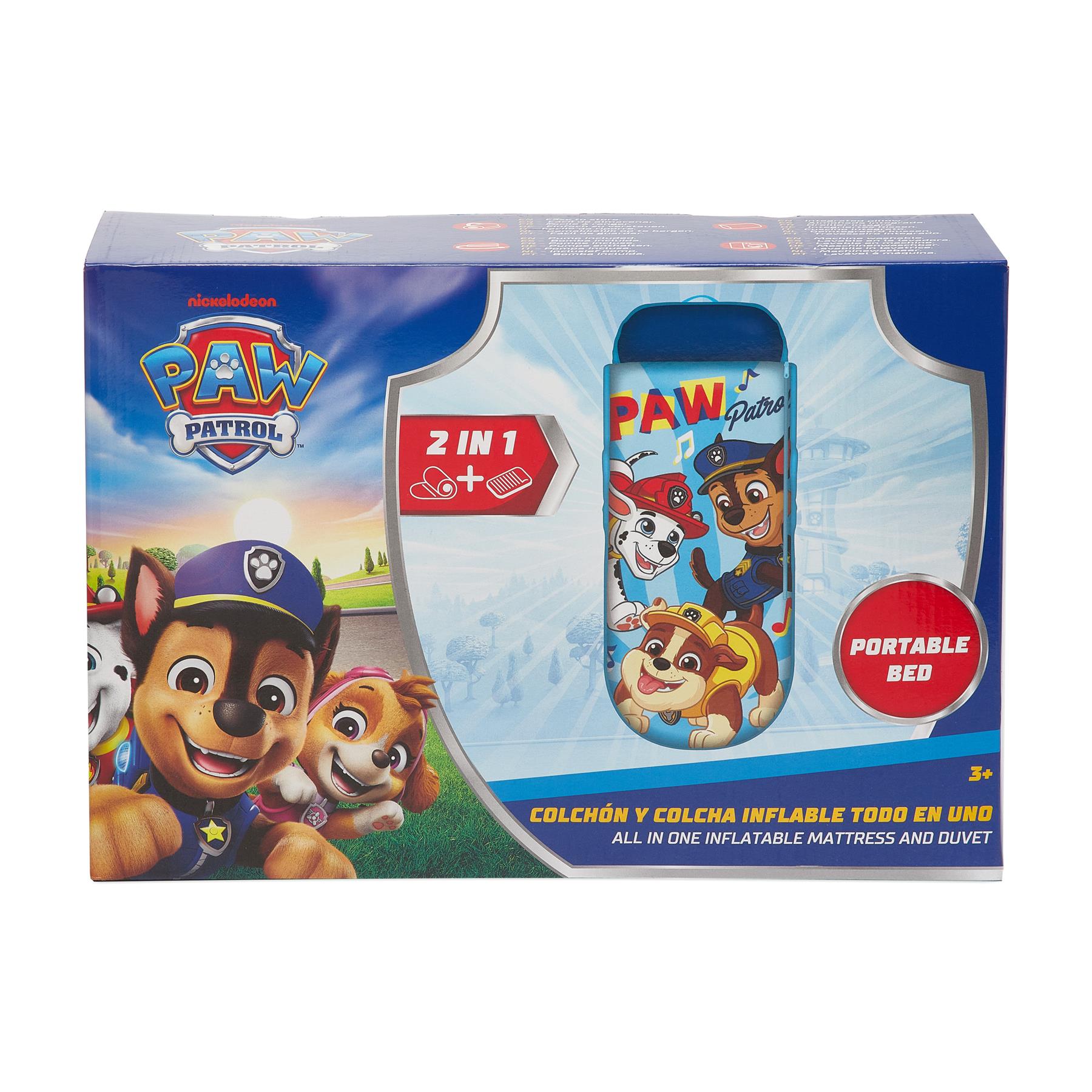 PAW Patrol All in 1 Inflatable Portable Bed