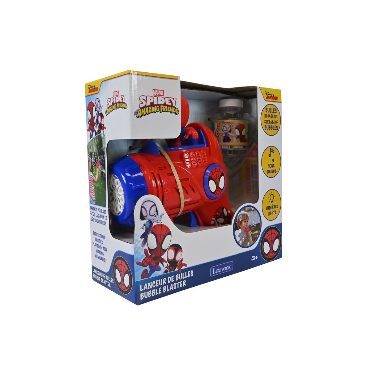 Spidey Bubble Gun  Blaster with Light and Sound Effects