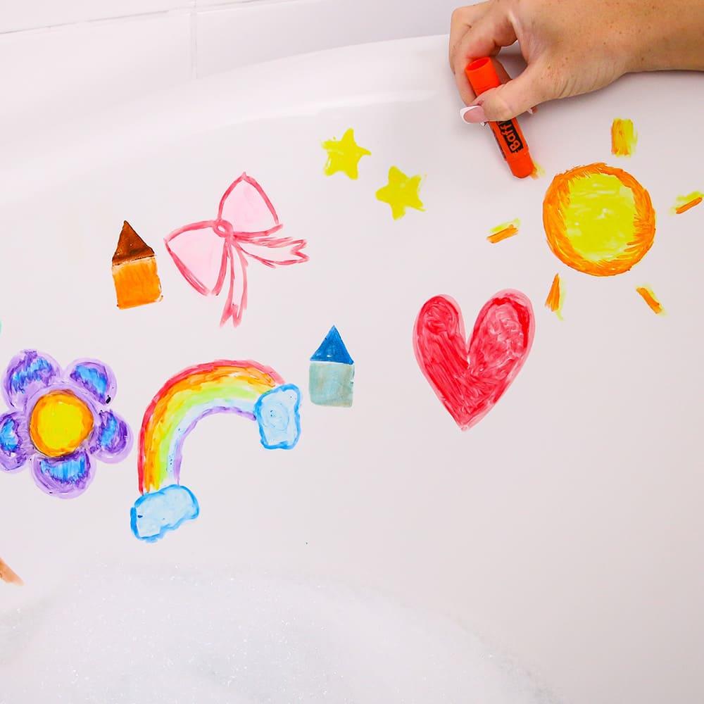 Zimpli Baff - Bath Paints Activity Set and Colouring Book