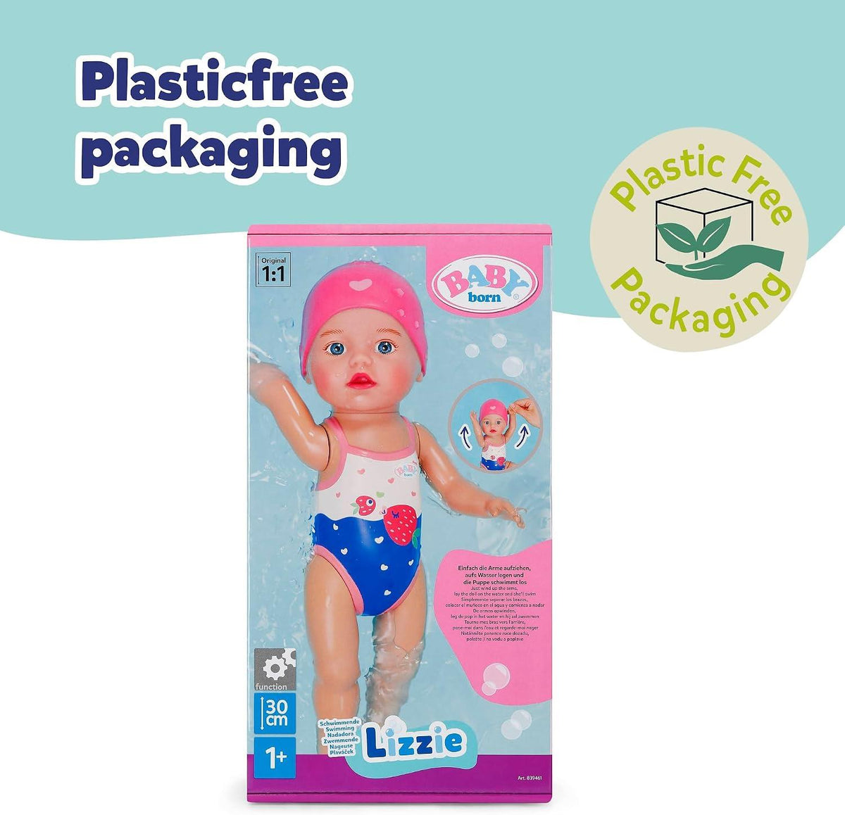 BABY born 30cm Swimming Doll -  Lizzie