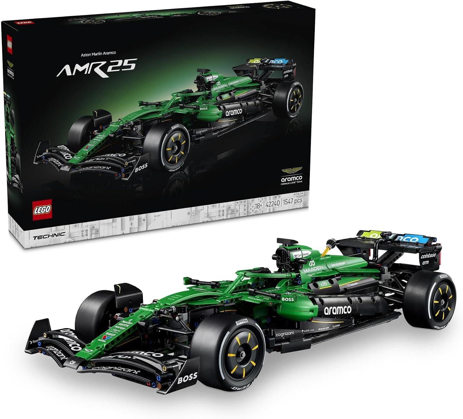 LEGO Technic Aston Martin Aramco AMR25 F1 Car 42240