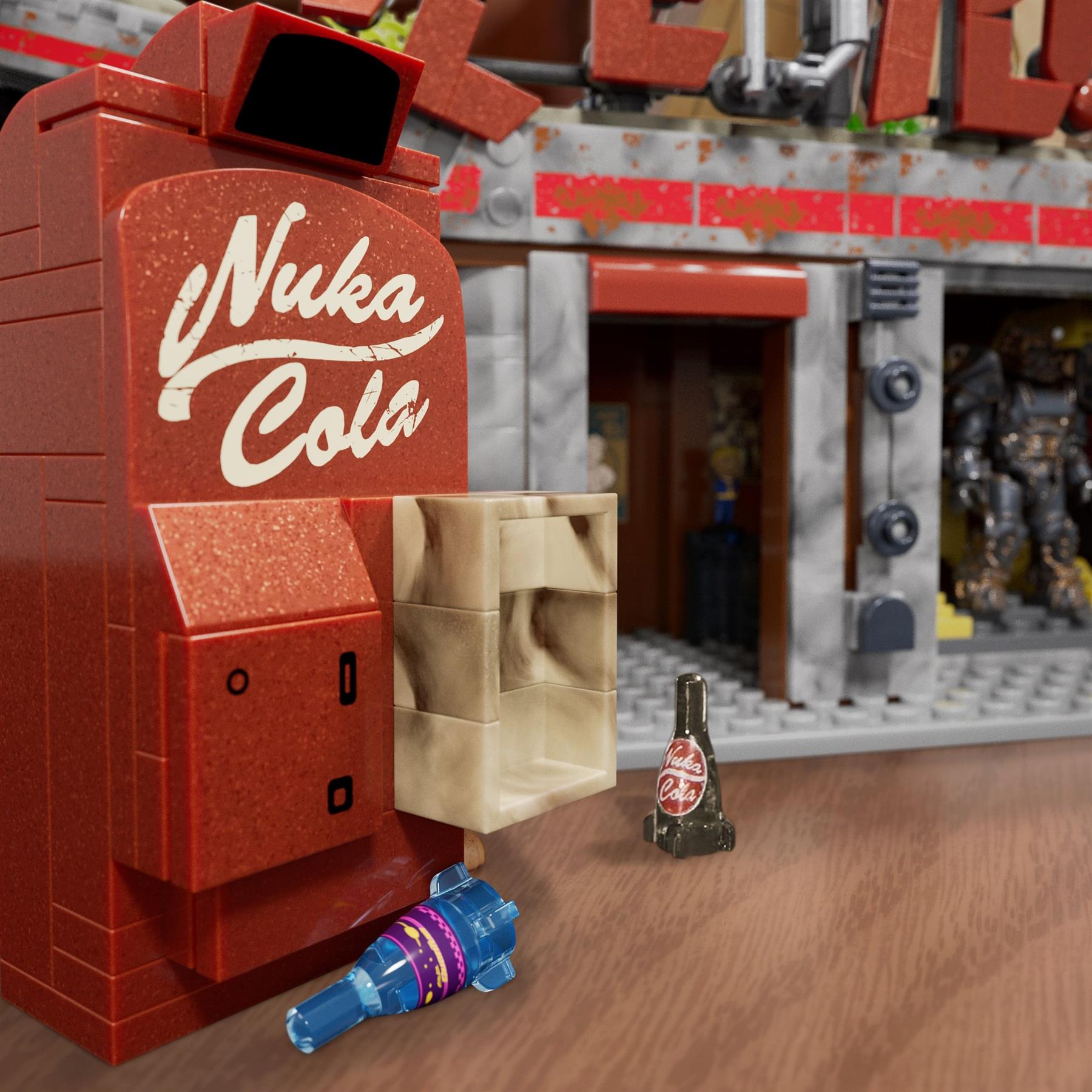 MEGA Fallout Red Rocket Building Toy Kit with 2 Action Figures