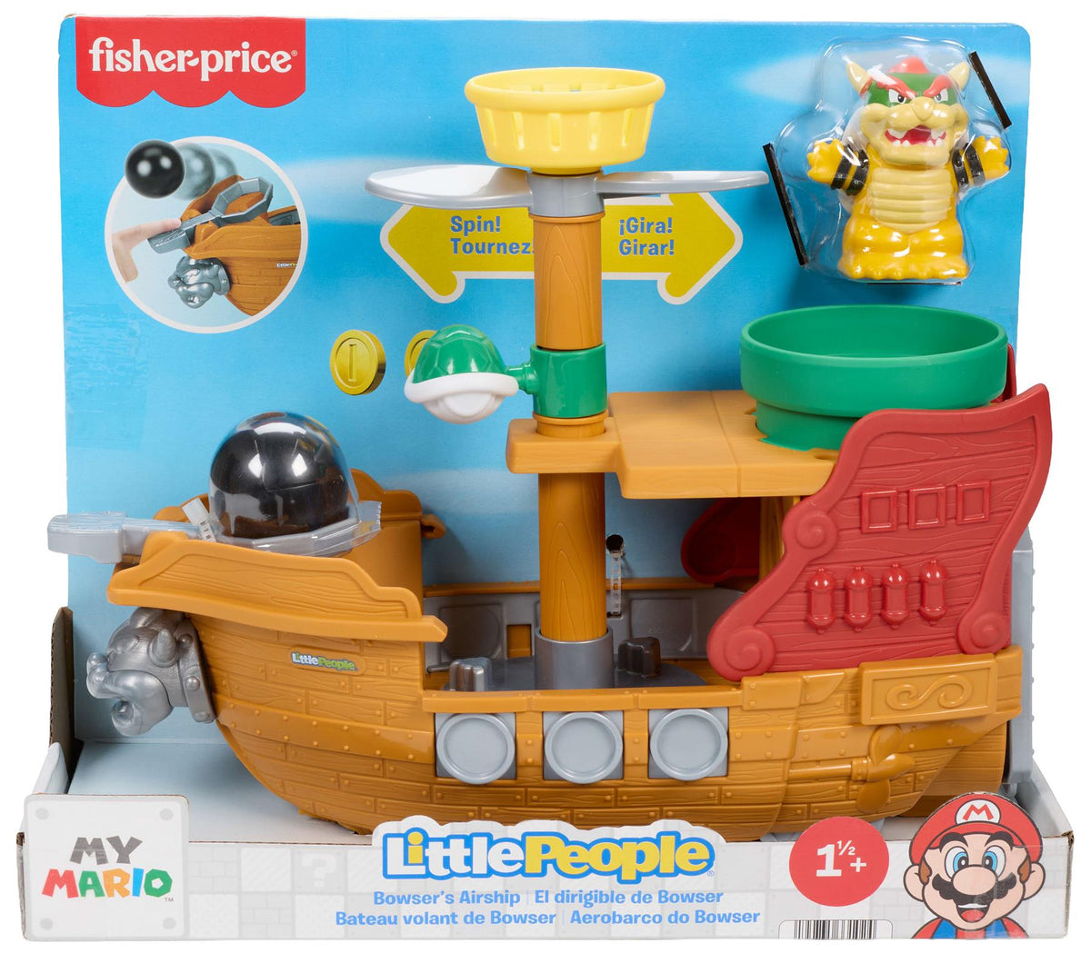 Fisher-Price Little People My Mario Bowser's Airship