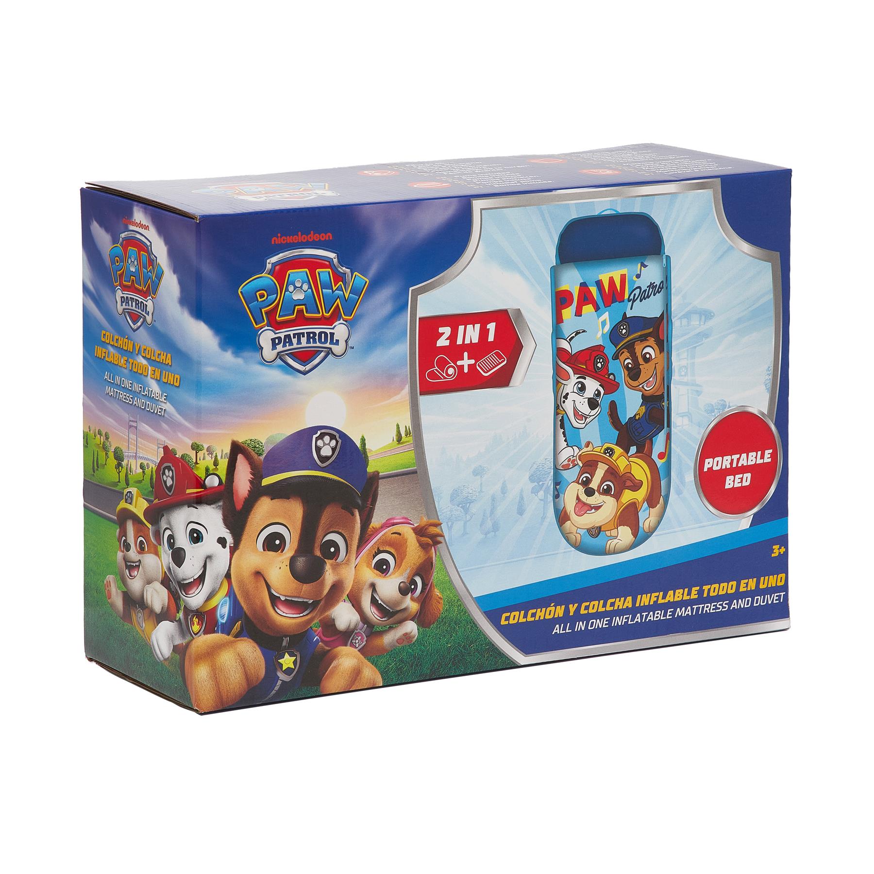 PAW Patrol All in 1 Inflatable Portable Bed