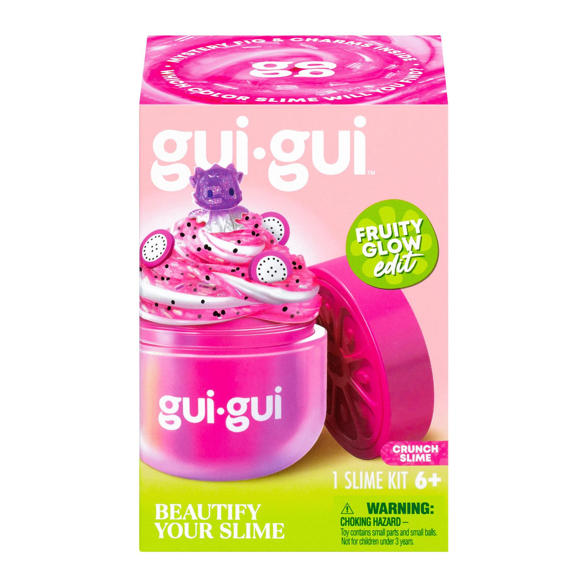 Gui Gui Fruity Glow Single Pack Beautify Your Slime - Crunch Slime