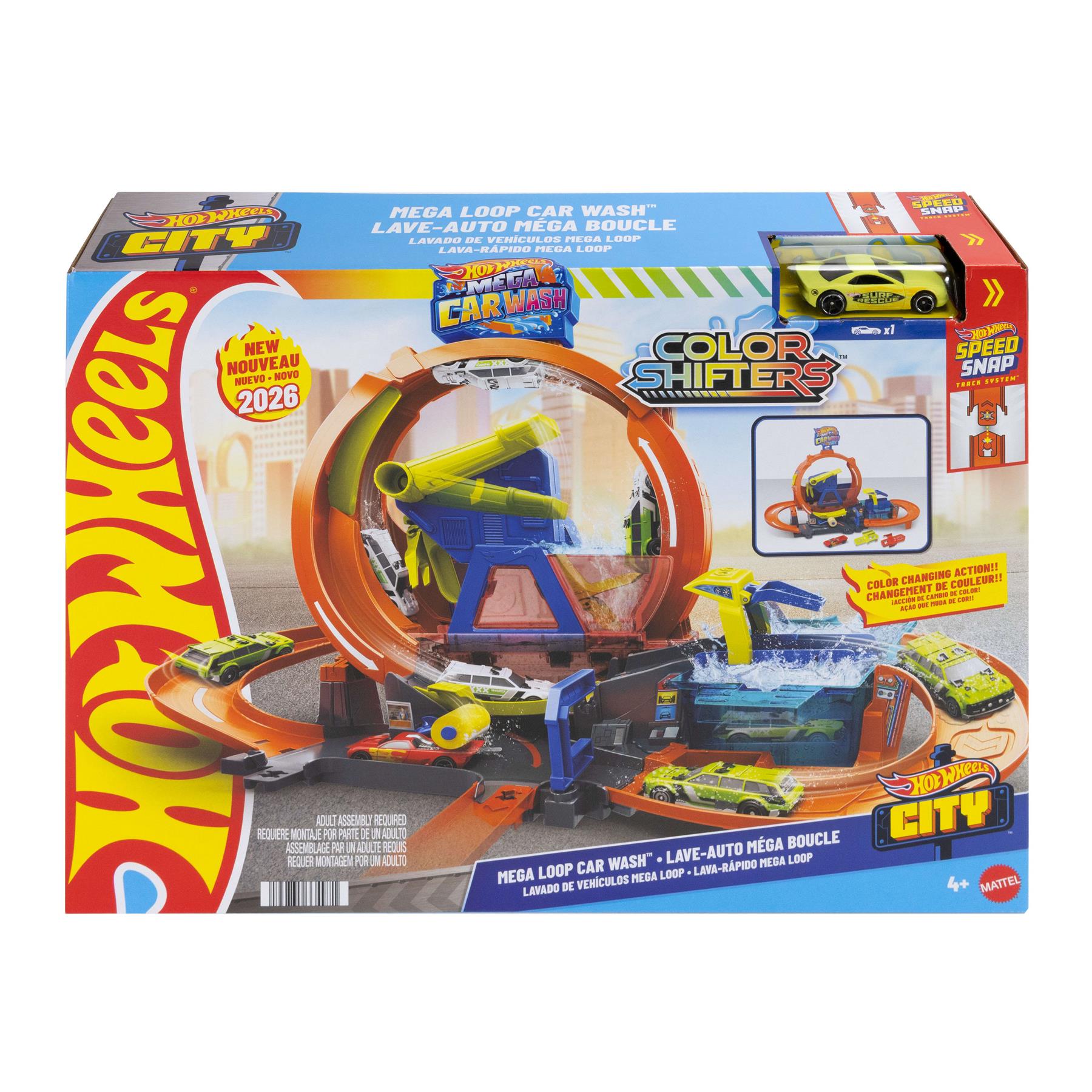 Hot Wheels City Mega Loop Car Wash