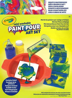 Crayola Mini Washable Paint & Pour Art Set