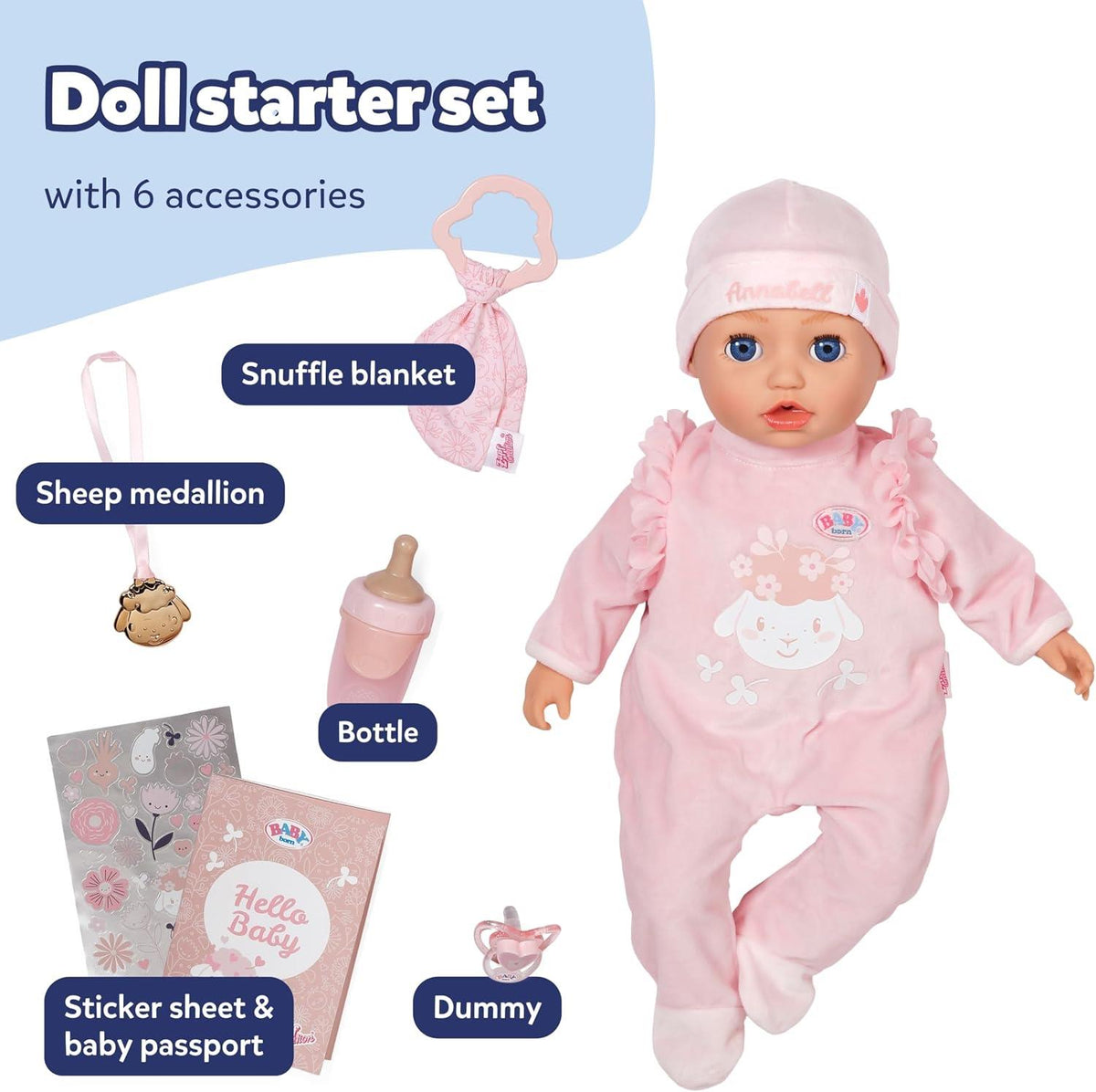BABY born 43cm Interactive Doll - Annabell