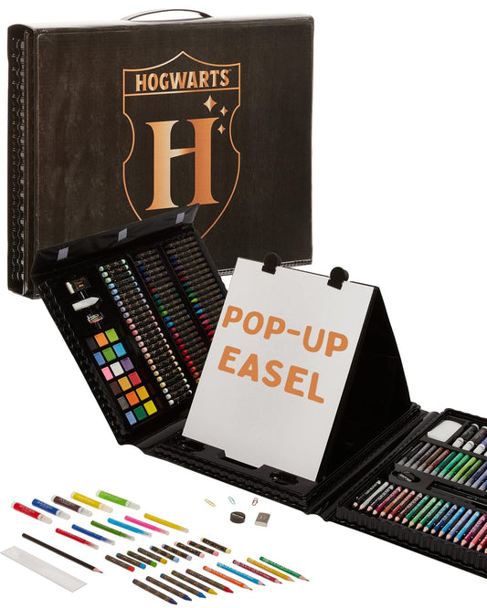 Harry Potter 169 piece Childrens Easel Set with Whiteboard, Chalkboard & Accessories