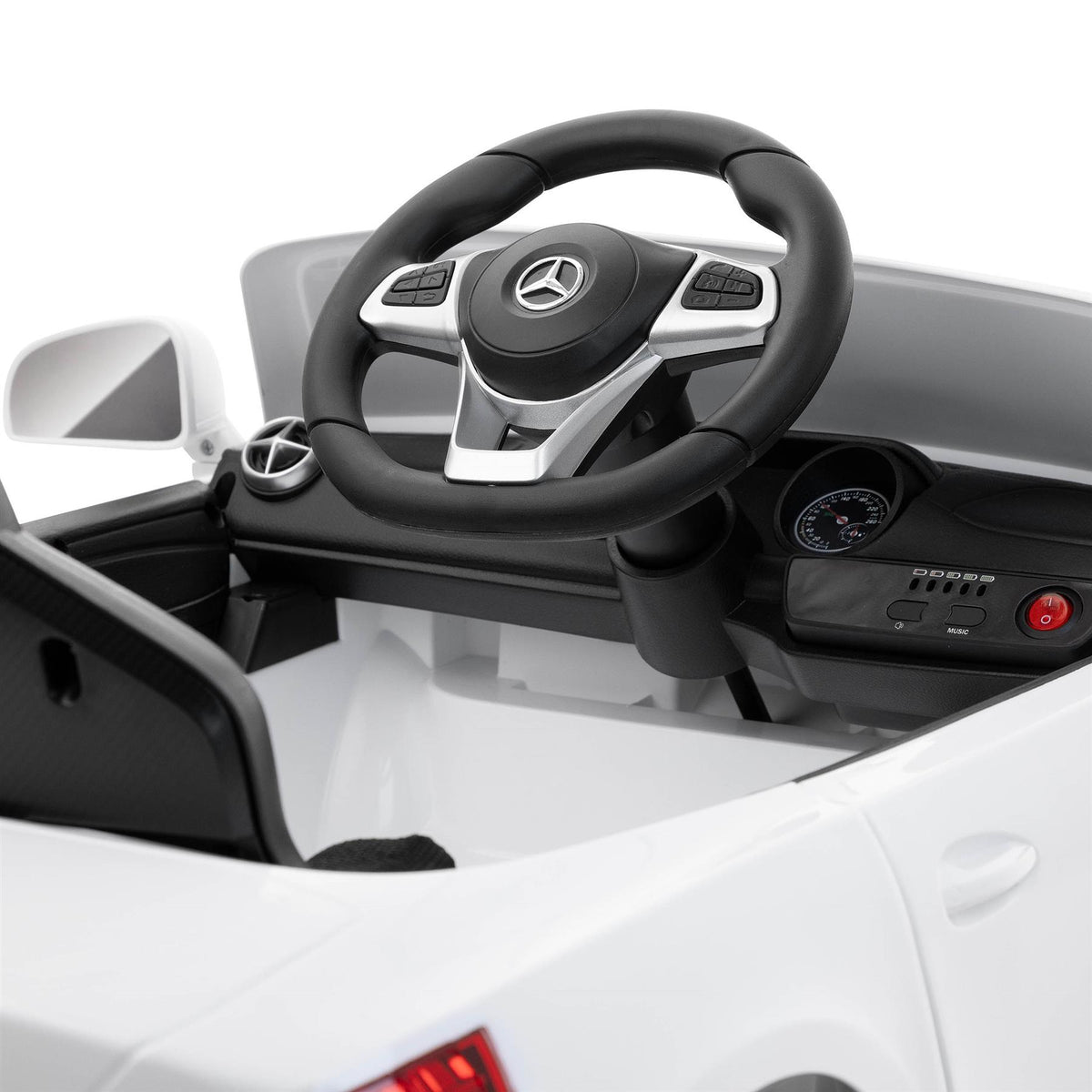 Xootz Mercedes-Benz SL 6V Kids Ride-On Car - White