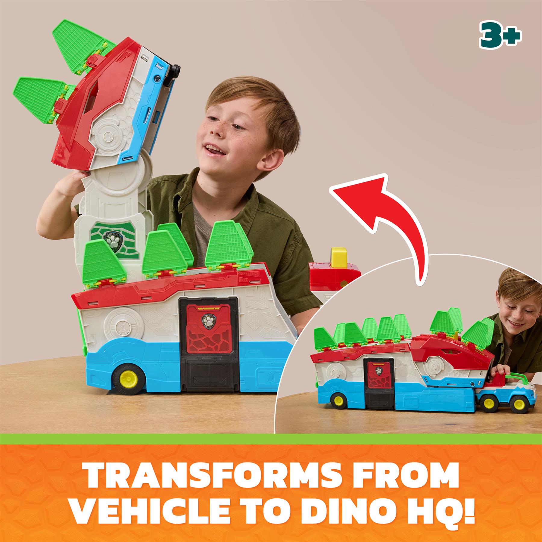 PAW Patrol: The Dino Movie Playset Dino Mobile Headquarters