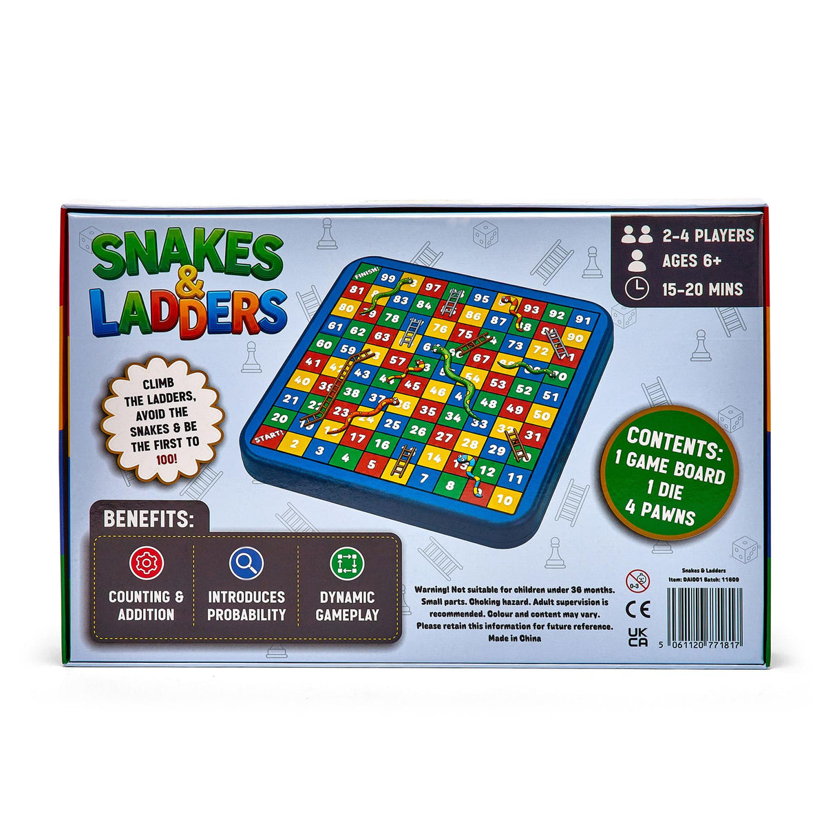 Classic Snakes and Ladders Game
