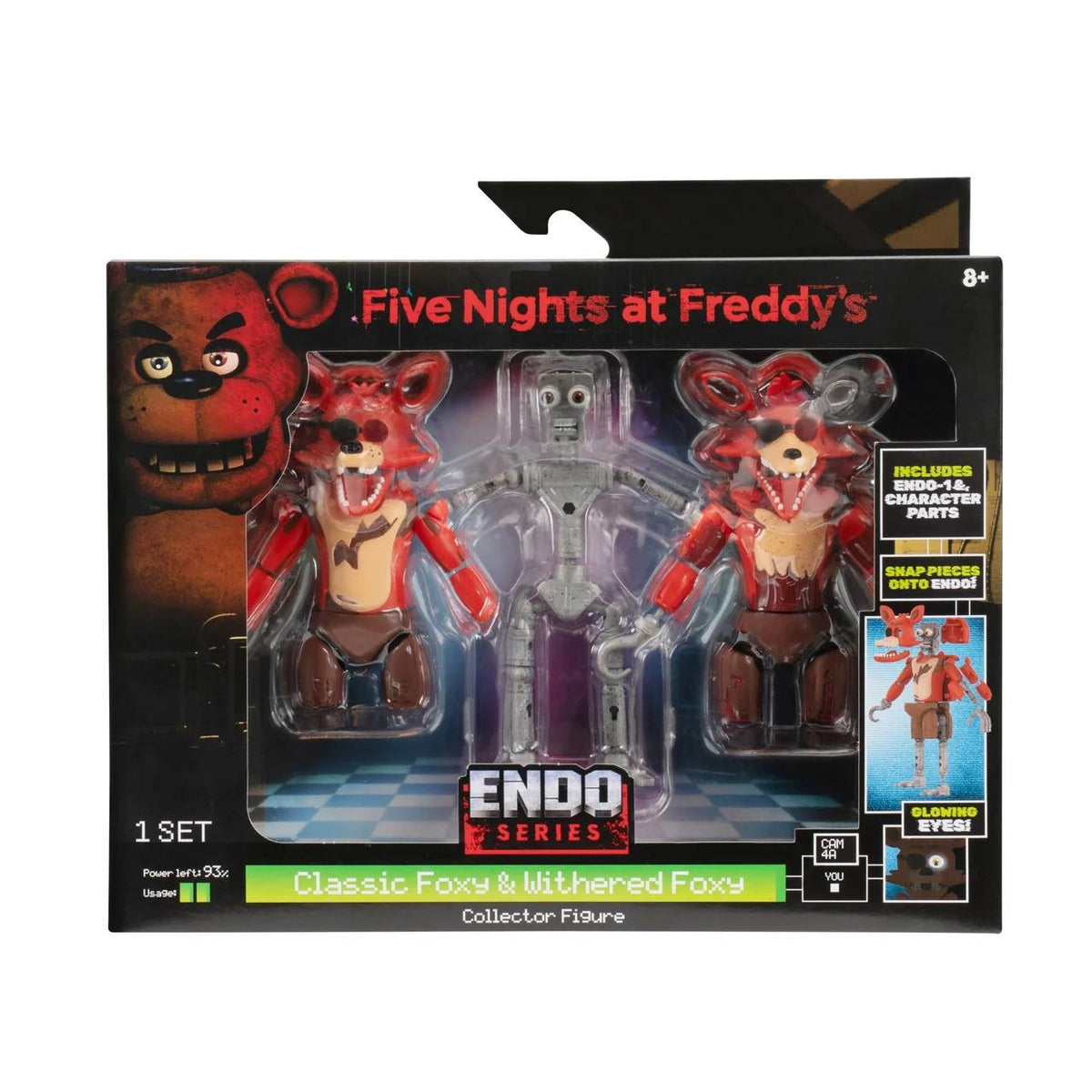 Five Nights at Freddy's Endo Series 6-Inch Figures - Classic Foxy & Withered Foxy