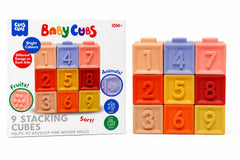 Cubs Club Baby Cubs 9-Piece Stacking Cubes
