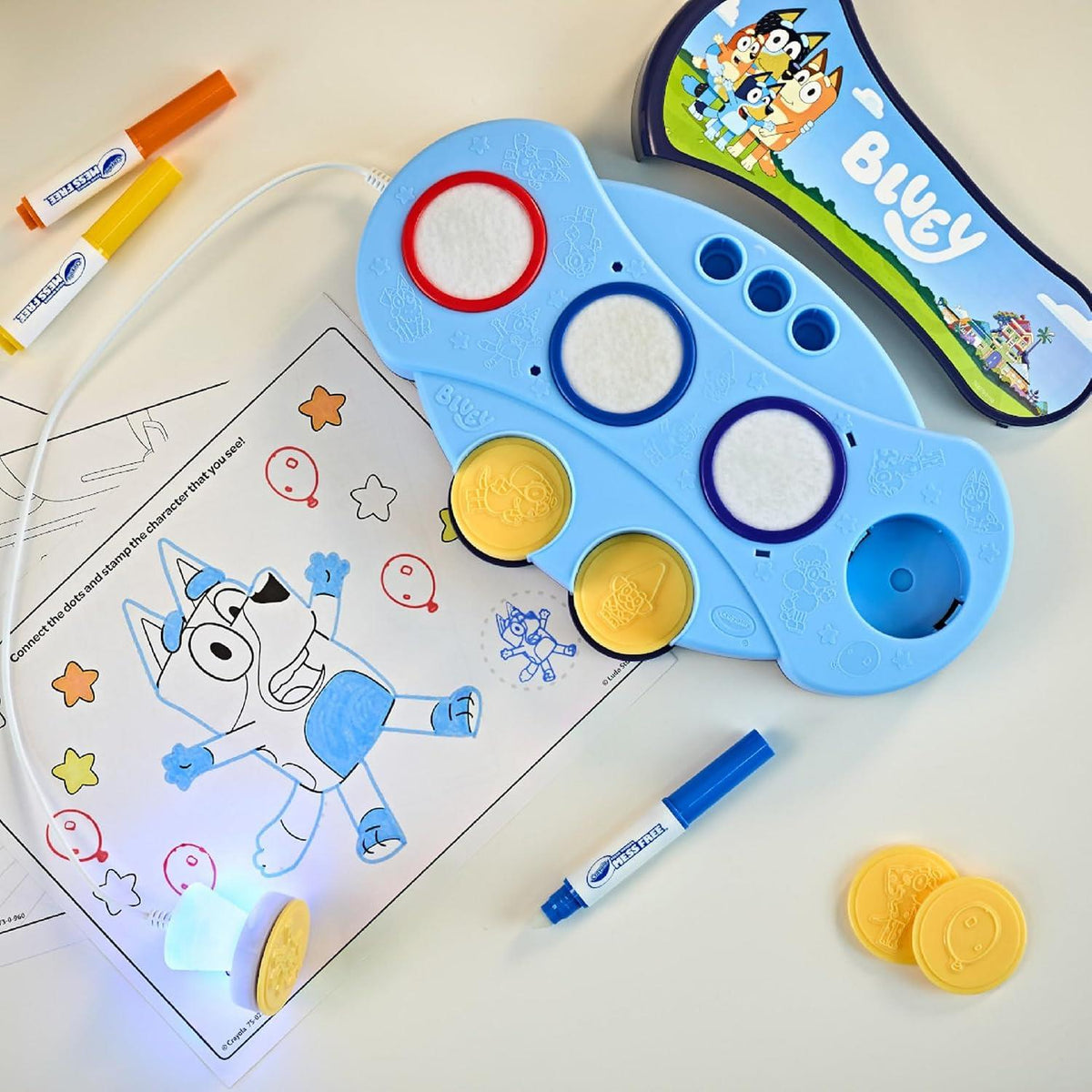 Crayola Bluey Light-Up Stamper