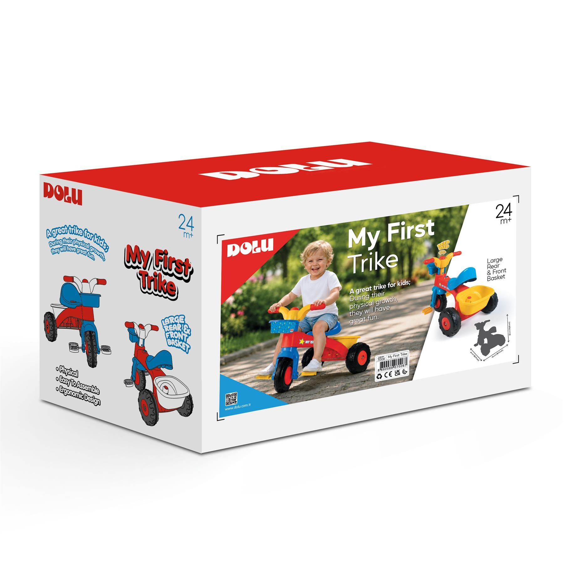 Dolu My First Trike - Red/Blue