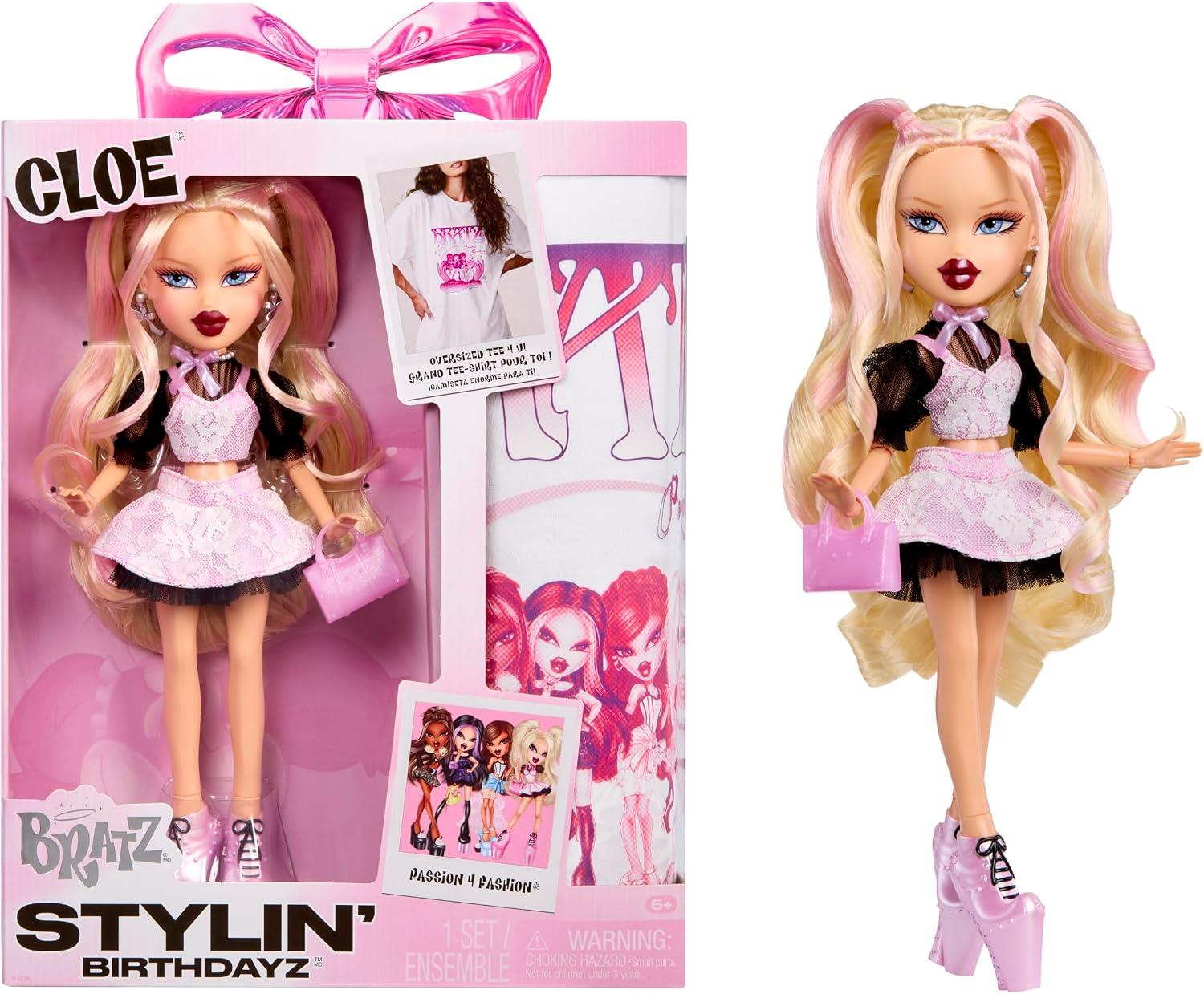 Bratz Stylin' Birthdayz Doll - Cloe Posable Collectable Doll