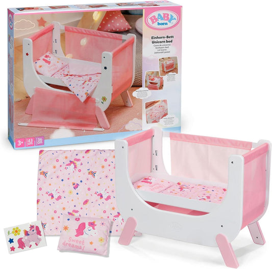 BABY born Unicorn Dolls bed